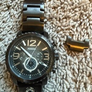 Fossil Dark Gray Chronograph Men's Watch